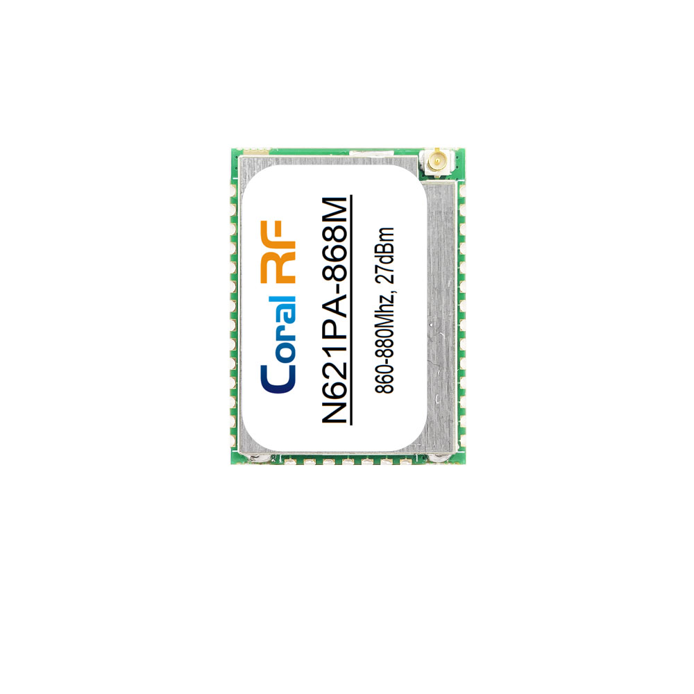N621PA-CC1312 CC1190大功率串口模块-27dBm-868M/915MHz