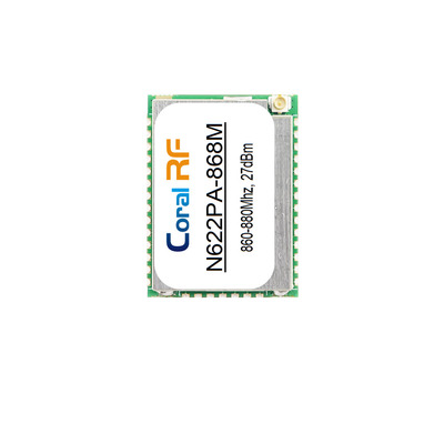 N622PA Wireless Module | CC1312R7 + CC1190 | +27dBm, 8km Range | 868MHz & 915MHz
