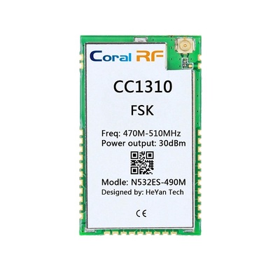 CC1310模块,PALNA,无线模块,大功率无线模块,30dBm,二次开发,抄表模块,490MHz,大功率CC1310模块