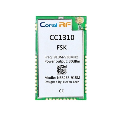 CC1310模块,PALNA,无线模块,大功率无线模块,30dBm,二次开发,抄表模块,大功率CC1310模块,915MHz