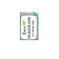 N518AS High-Power RF Module | TI CC1120 | +33dBm | 169/433/868/915MHz | 15km Range