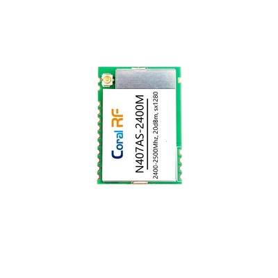 N407AS: SX1280 2.4 GHz LoRa Module | +22dBm Output | -132dBm Sensitivity | FLRC & (G)FSK Support