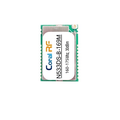 N533DS: CC1311R3 High-Power RF Module | +30dBm | 8km Range | AT Command | 169/433/868/915MHz