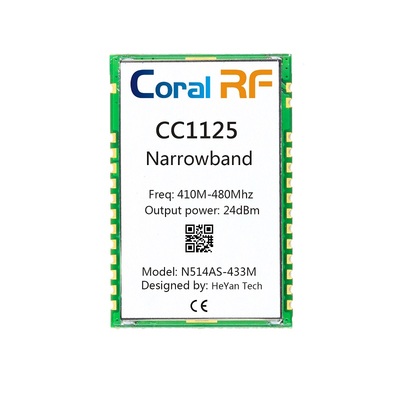 CC1125模块,无线模块,窄带模块,通信模块,433MHz,PALNA,中功率CC1125模块