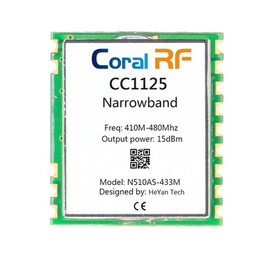 CC1125模块,无线模块,窄带模块,SPI模块,433MHz