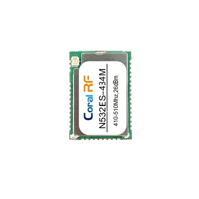 N532ES: CC1314R10 Multi-band RF Module | 433/490MHz | +26dBm | 3km Range