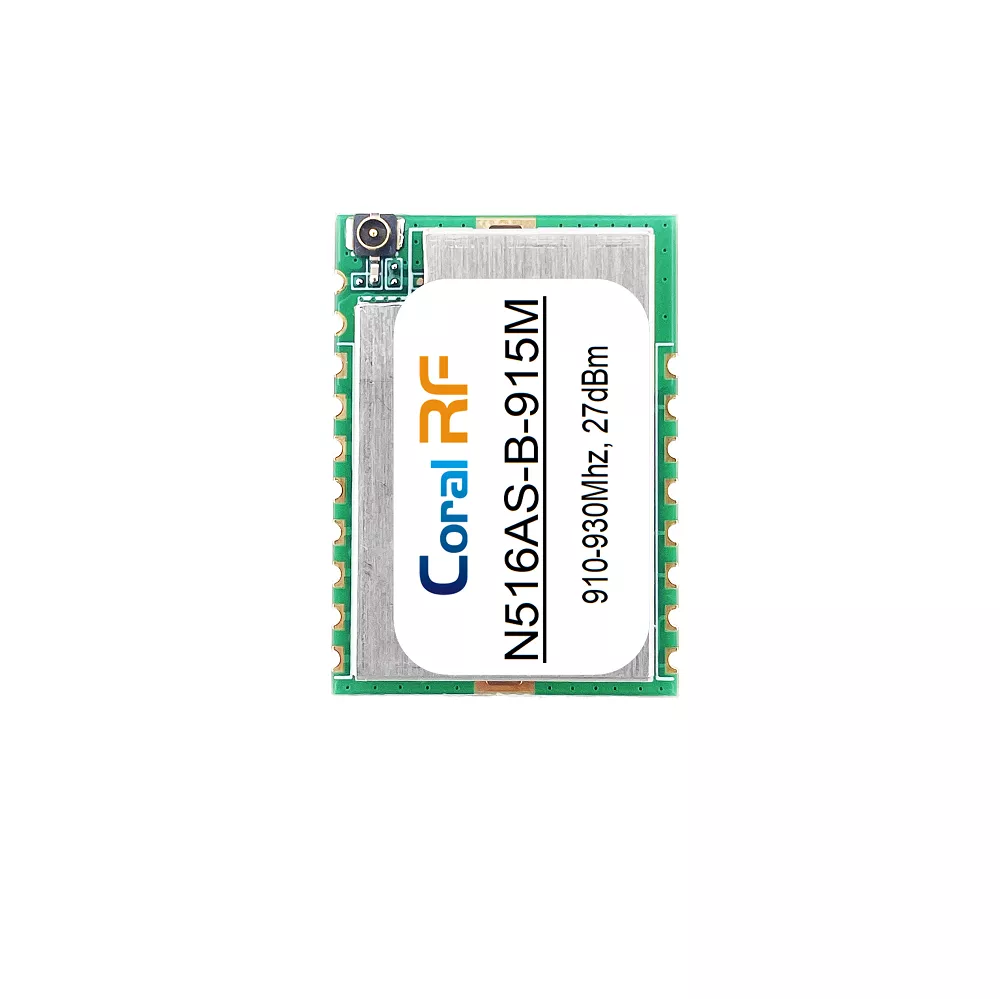 27dBm/500mW cc1310/cc1312/cc1311/cc1314 + PA全功能型低功耗串口无线模块，169M/433/868M/915Mhz