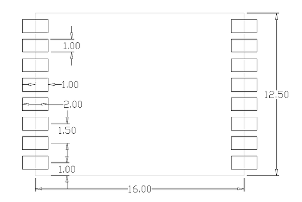 N540AS-SI4463 Module, +20dBm, 169M/433M/868M/915MHz - Wireless Module ...