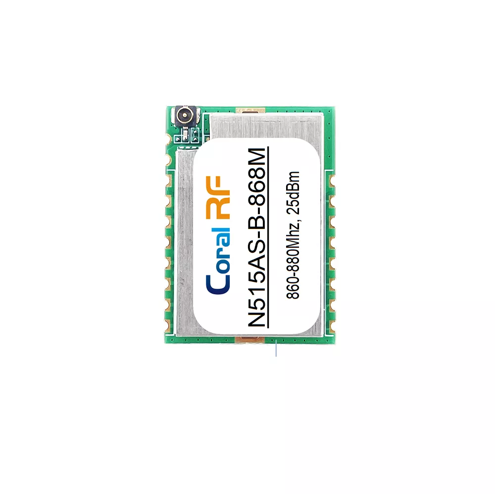 25dBm/300mW cc120/cc1125/cc1200/cc1201全功能型低功耗spi无线模块，169M/433/868M/915Mhz