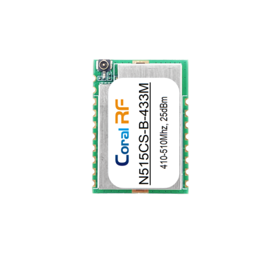 N515CS-B CC1200 RF Module | +26Bm, -124dBm | 433/868/915MHz | SPI