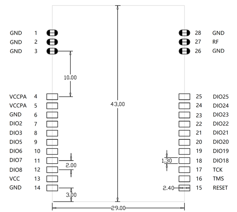 N539DS Package Outline and Pin Assignments