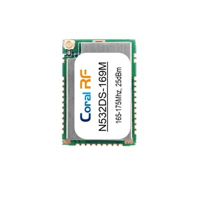N532DS 169MHz 无线模块 | CC1311R3 24dBm 250mW | 远距离4000米串口透传