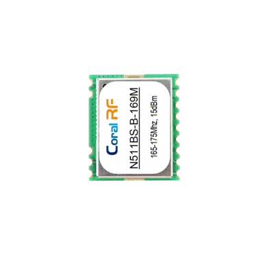 N511BS-B: CC1125 Narrowband RF Module | +15dBm | -123dBm Sensitivity | 169/433/868MHz | ESD Protected