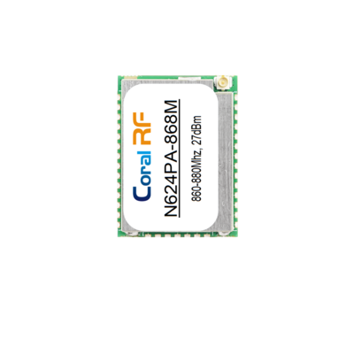 N624PA RF Module | CC1314R10 + CC1190 | +27dBm, 8km Range for IoT