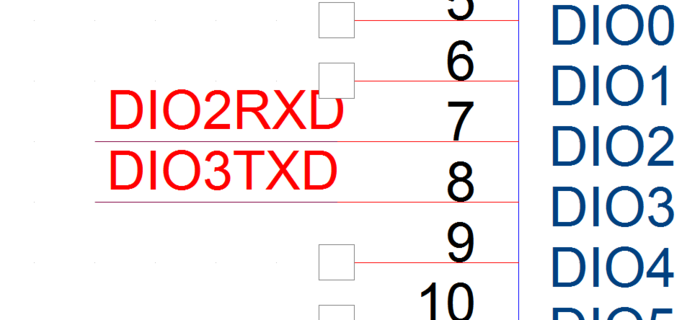 N732EP UART port circult