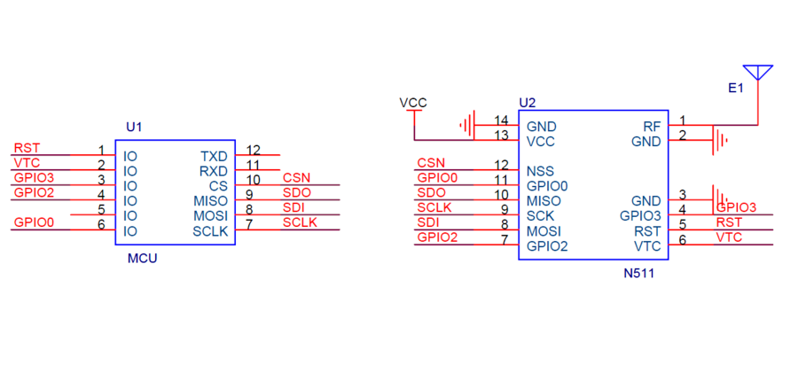 N511AS typical application circuit