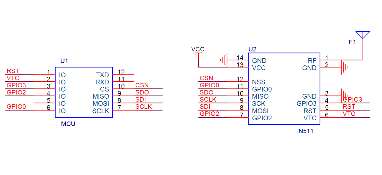 N511CS typical application circuit