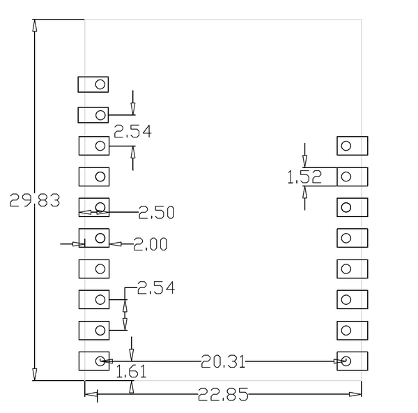 N515AS-868M,CC1120 Module size,RF Module,868MHz